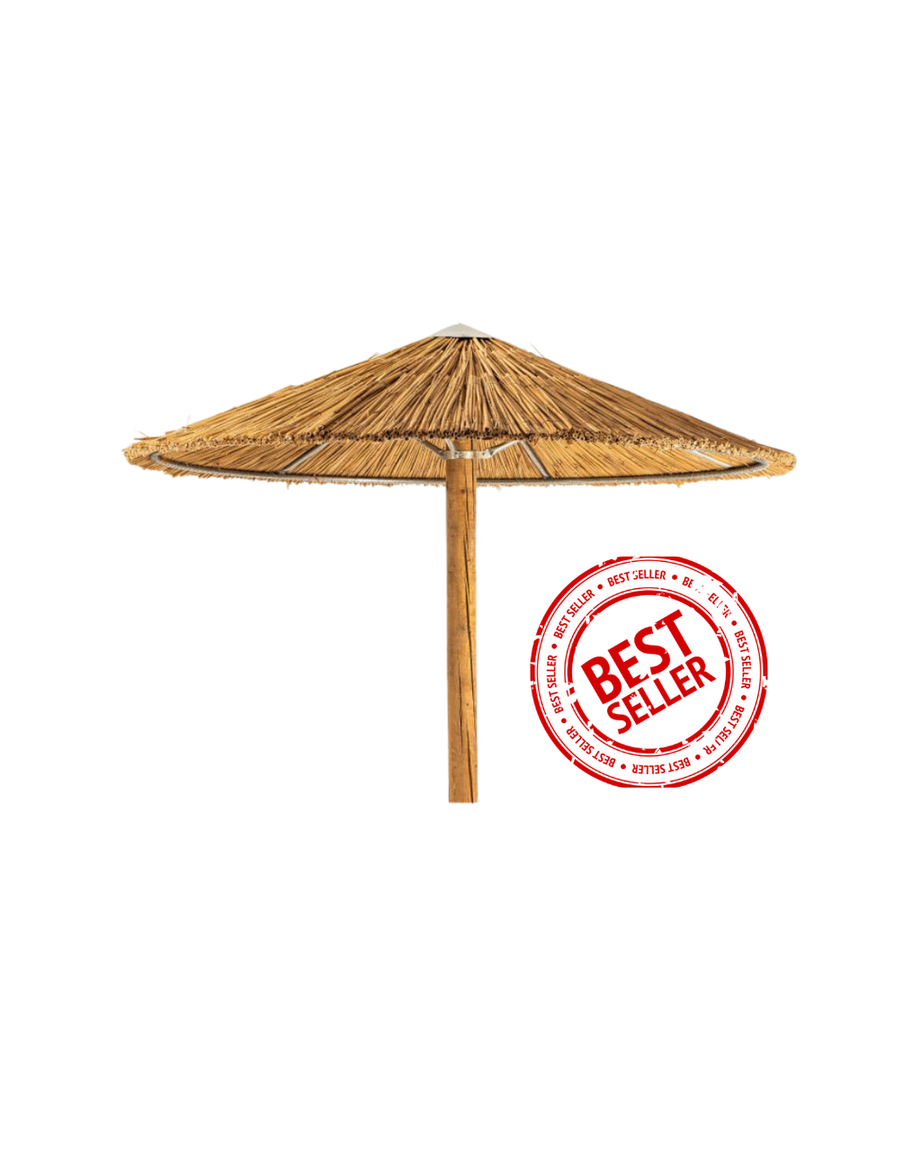 Strohschirm Cala Millor – 250 cm Durchmesser  inkl. Pfosten