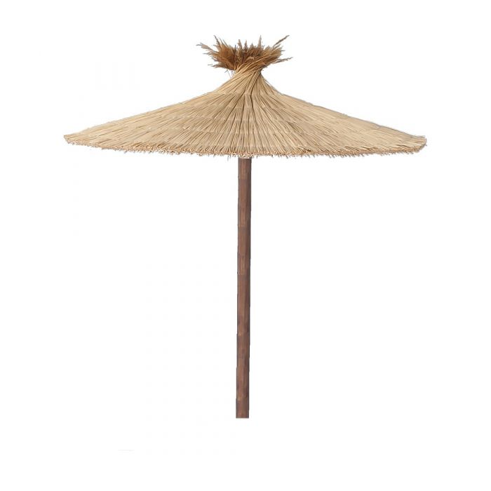 Strohschirm Santanyi – 250 cm Durchmesser  ohne Pfosten