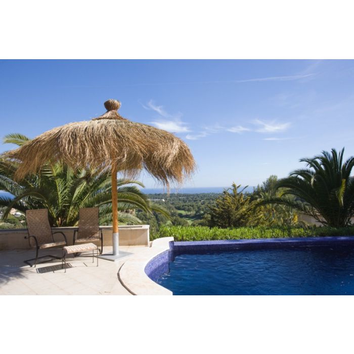 Strohschirm Karibik I – 400 cm Durchmesser